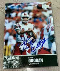 Steve Grogan [Autograph] #AL-110 Football Cards 1997 Upper Deck Legends Prices