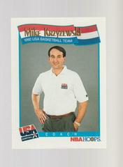Mike Krzyzewski Basketball Cards 1991 Hoops Prices