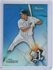 Riley Greene [Blue Refractor] #BSP-2 Baseball Cards 2021 Bowman Sterling Prices