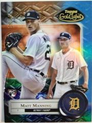 Matt Manning [Class 3 Blue] #2 Baseball Cards 2022 Topps Gold Label Prices