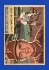 Ron Negray [White Back] #7 Baseball Cards 1956 Topps Prices