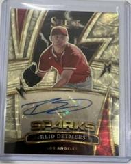 Reid Detmers [Gold] Baseball Cards 2022 Panini Select Sparks Signatures Prices