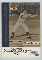 Clete Boyer Baseball Cards 1999 Sports Illustrated Greats of the Game Autographs Prices