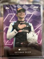 Esteban Ocon [Purple] Racing Cards 2021 Topps Formula 1 Lights Out Prices