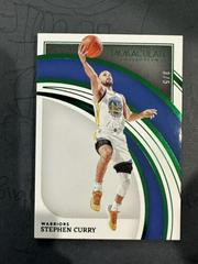 Stephen Curry [Green] Basketball Cards 2021 Panini Immaculate Collection Prices