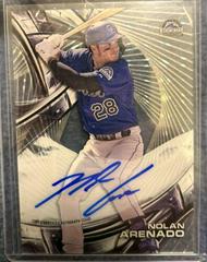 Nolan Arenado [Tidal Diffractor] #HT-NA Baseball Cards 2016 Topps High Tek Autograph Prices