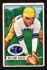 Bill Walsh Football Cards 1951 Bowman Prices