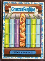 Dewey Decimal [Blue] Garbage Pail Kids Book Worms Prices