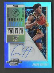 Aaron Holiday [Blue Jersey Autograph] #109 Basketball Cards 2018 Panini Contenders Optic Prices