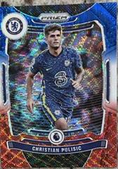 Christian Pulisic [Red, White, Blue Prizm] #252 Soccer Cards 2021 Panini Prizm Premier League Prices