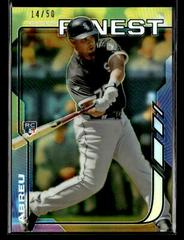 Jose Abreu [Gold Refractor] Baseball Cards 2014 Finest Prices