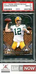 Aaron Rodgers Football Cards 2011 Panini Crown Royale Prices