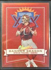 Steve Young [Red] #BS-14 Football Cards 2022 Panini Classics Banner Season Prices