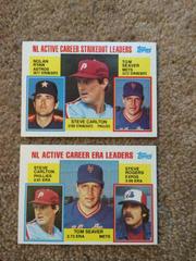 NL Active Career [Strikeout Leaders] Baseball Cards 1984 Topps Prices