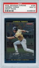 Andres Torres #164 Baseball Cards 2002 Bowman Chrome Draft Picks Prices