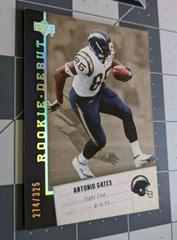 Antonio Gates [Holofoil] #81 Football Cards 2006 Upper Deck Rookie Debut Prices