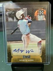 Masyn Winn [Hobby Gold] #BA-MW1 Baseball Cards 2020 Leaf Draft Autographs Prices