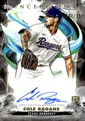 Cole Ragans #BRES-CR Baseball Cards 2023 Topps Inception Rookie and Emerging Stars Autographs Prices