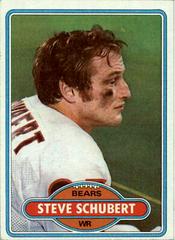 Steve Schubert #141 Football Cards 1980 Topps Prices