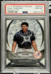 Gary Sanchez #BSPGS Baseball Cards 2010 Bowman Sterling Prospects Prices