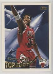 Scottie Pippen #TF6 Basketball Cards 1995 Topps Top Flight Prices