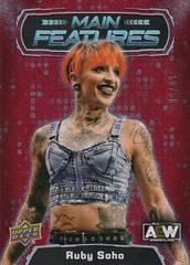 Ruby Soho [Red] #MF-15 Wrestling Cards 2022 Upper Deck AEW Main Features Prices