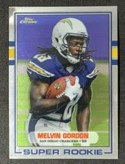 Melvin Gordon Football Cards 2015 Topps Chrome 1989 Super Rookie Prices