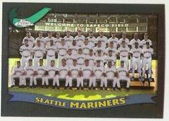 Seattle Mariners [Black Refractor] #666 Baseball Cards 2002 Topps Chrome Prices