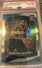 Donovan Mitchell [Holo] Basketball Cards 2017 Panini Donruss Optic Prices
