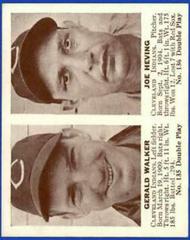 Gerald Walker, Joe Heving Baseball Cards 1941 Double Play Prices