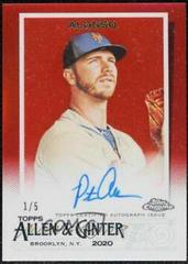 Pete Alonso [Red] Baseball Cards 2020 Topps Allen & Ginter Chrome Autographs Prices