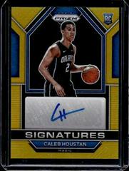 Caleb Houstan [Gold] #RSI-CHO Basketball Cards 2022 Panini Prizm Rookie Signatures Prices