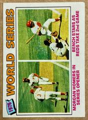 World Ser. Gm. 1 & 2 [J. Morgan, J. Bench] Baseball Cards 1977 Topps Prices