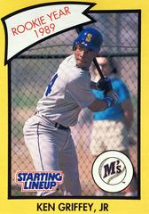 Ken Griffey Jr. [Yellow Border] Baseball Cards 1990 Kenner Starting Lineup Prices