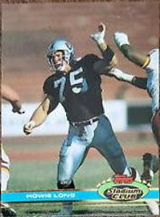 Howie Long [Super Bowl XXVI] Football Cards 1991 Stadium Club Prices
