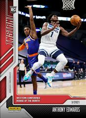 Anthony Edwards #134 Basketball Cards 2020 Panini Instant Prices