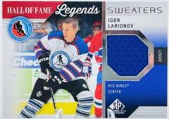 Igor Larionov Hockey Cards 2021 SP Game Used HOF Legends Sweaters Prices