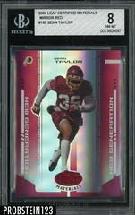Sean Taylor [Mirror Red] #182 Football Cards 2004 Leaf Certified Materials Prices