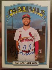 Dylan Carlson Real One Autographs Baseball Cards 2021 Topps Heritage Real One Autographs Prices