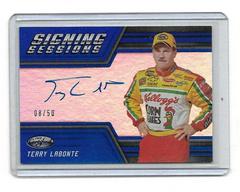 Terry Labonte [Blue] #SS-TL Racing Cards 2018 Panini Certified Racing Nascar Signing Sessions Prices