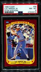 Cal Ripken Jr. #99 Baseball Cards 1986 Fleer Star Stickers Prices