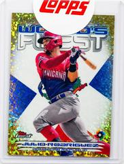 Julio Rodriguez [Gold Mini Diamond] Baseball Cards 2023 Topps Finest 2000 World's Prices