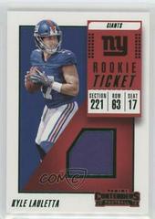 Kyle Lauletta Football Cards 2018 Panini Contenders Rookie Ticket Swatches Prices