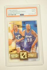 Anfernee Hardaway, Shaquille O'Neal Basketball Cards 1996 Hoops Head to Head Prices