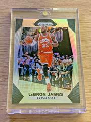 LeBron James [Silver Prizm] Basketball Cards 2017 Panini Prizm Prices