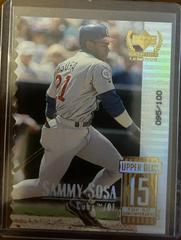 Sammy Sosa #65 Baseball Cards 1999 Upper Deck Century Legends Prices