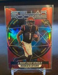Ja'Marr Chase [Red] #SR7 Football Cards 2021 Panini Rookies and Stars Stellar Prices