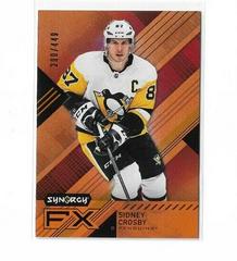 Sidney Crosby [Orange] Hockey Cards 2021 Upper Deck Synergy FX Prices