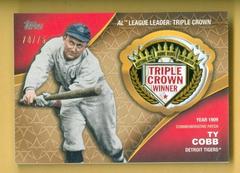Ty Cobb [Gold] Baseball Cards 2023 Topps Crowning Achievements Commemorative Patch Prices
