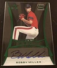 Bobby Miller [Green] Baseball Cards 2020 Leaf Trinity Clear Autographs Prices